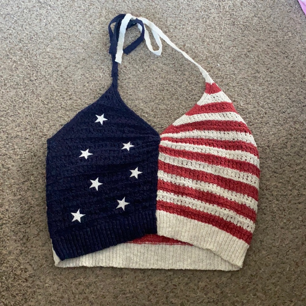 American Eagle halter neck crop top. Size medium.